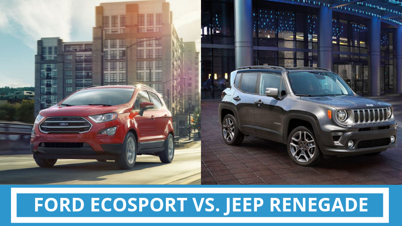 Ford EcoSport vs. Jeep Renegade Ford of Dalton