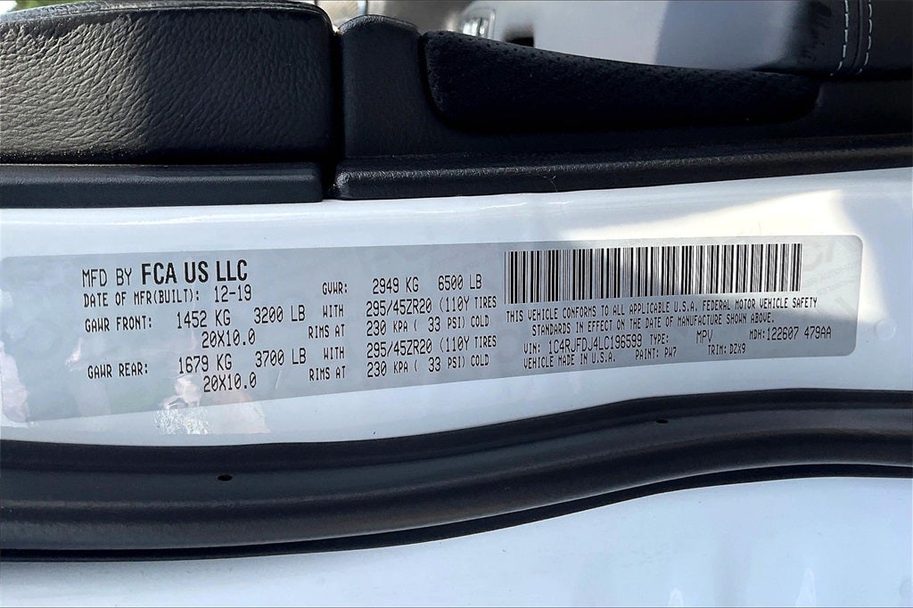 2020 Jeep Grand Cherokee SRT