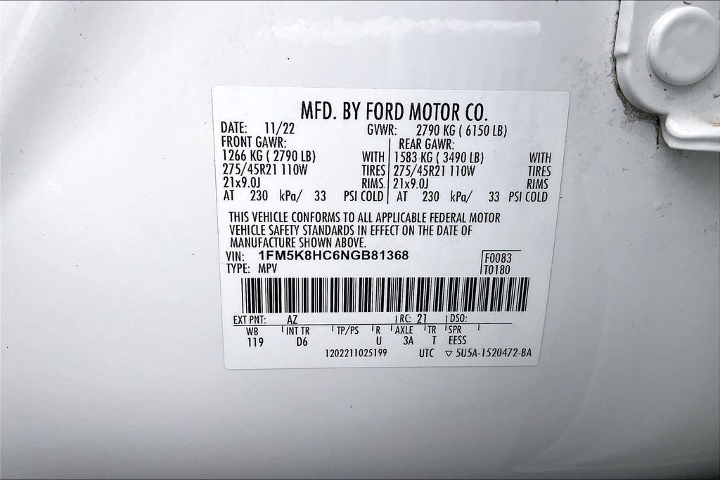 2022 Ford Explorer Platinum