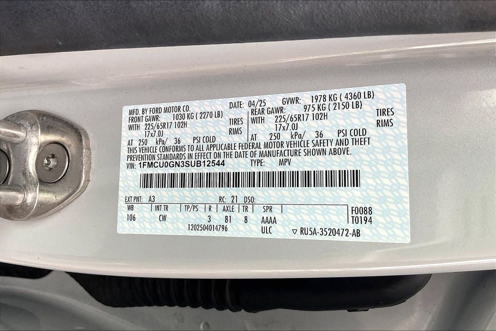 2025 Ford Escape Active