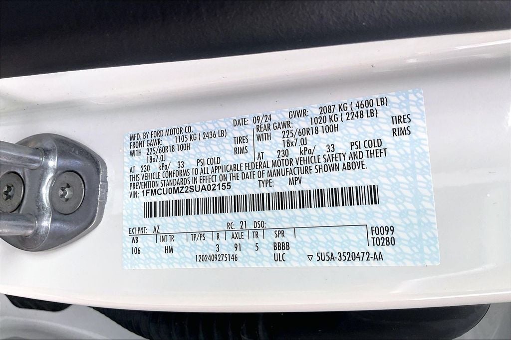 2025 Ford Escape Hybrid ST-Line