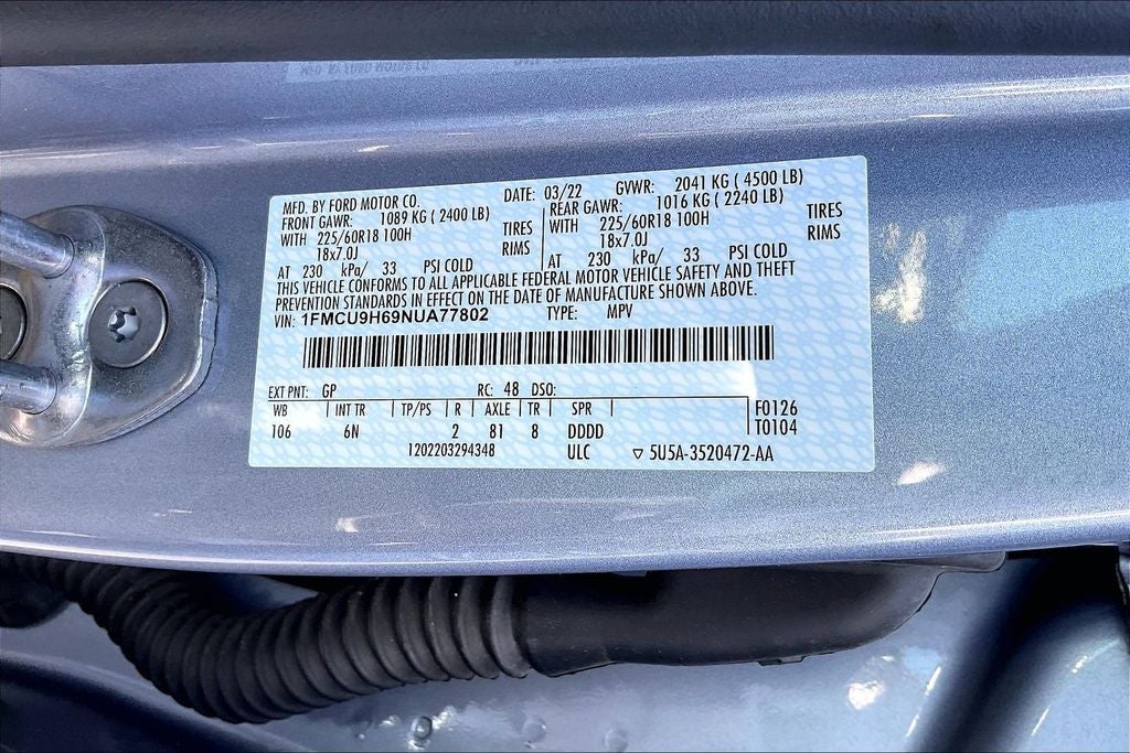 2022 Ford Escape SEL
