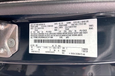 2019 Ford Escape Titanium