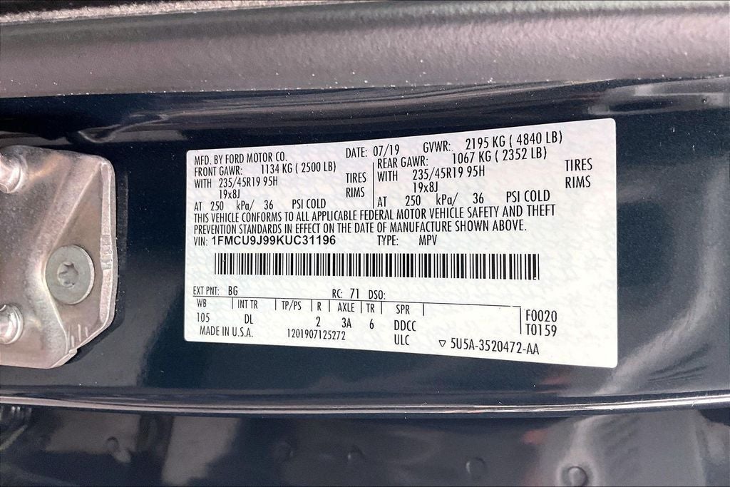 2019 Ford Escape Titanium