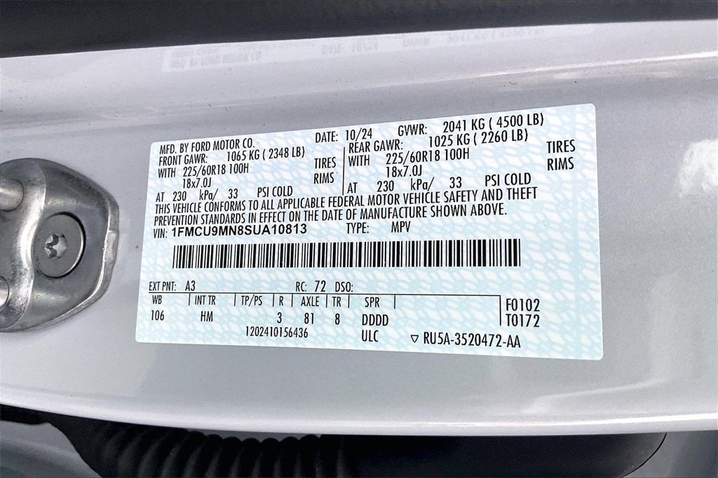 2025 Ford Escape ST-Line