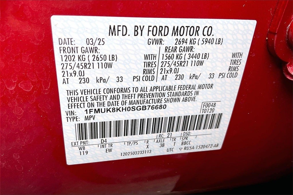 2025 Ford Explorer ST-Line