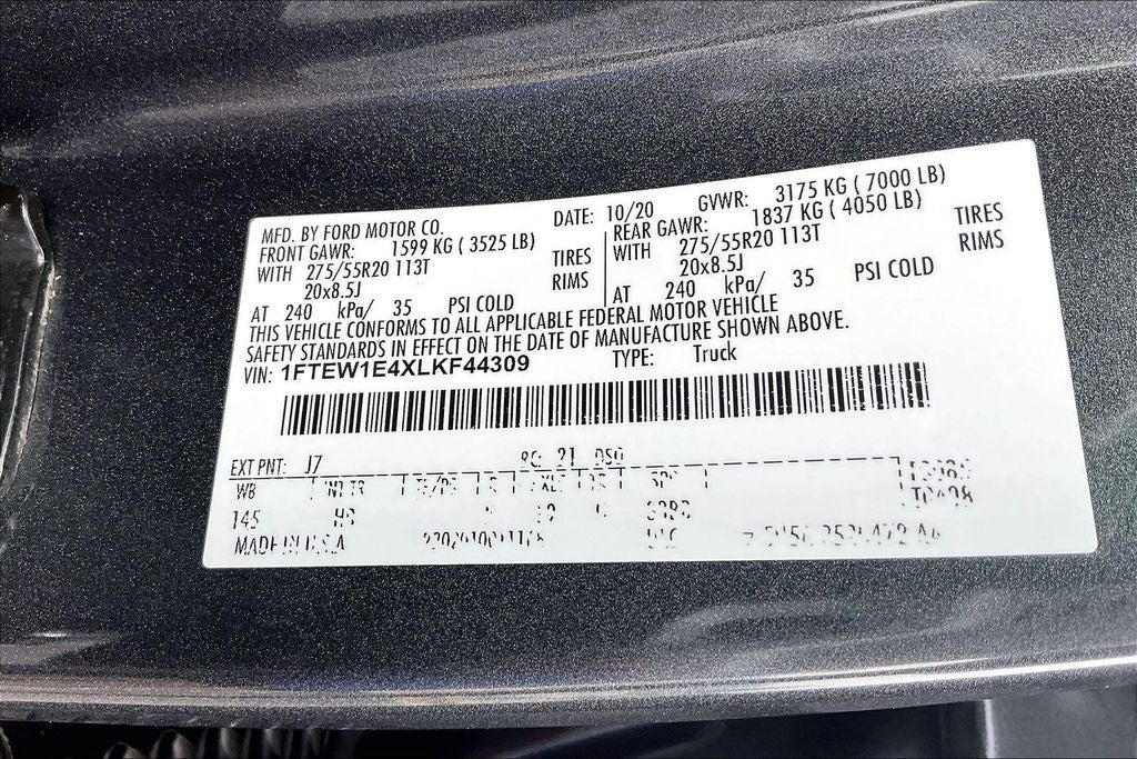 2020 Ford F-150 Lariat