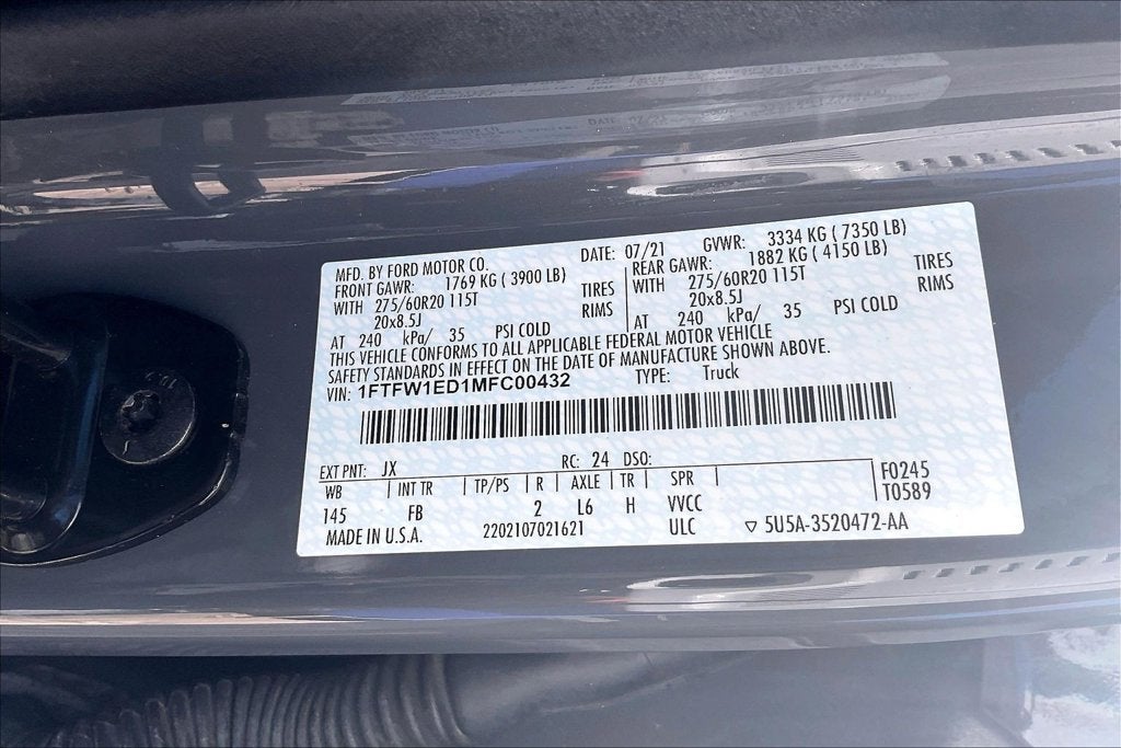 2021 Ford F-150 XLT