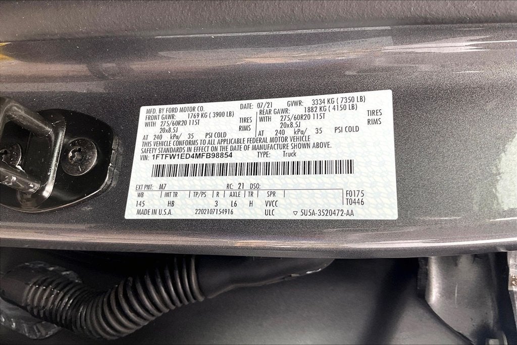 2021 Ford F-150 Lariat