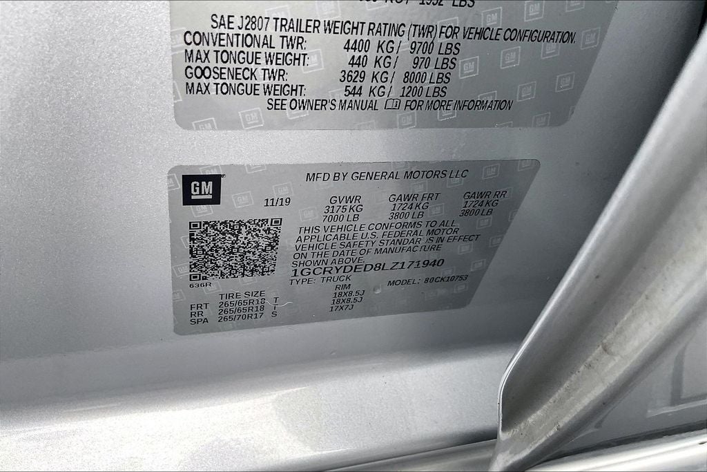 2020 Chevrolet Silverado 1500 LT