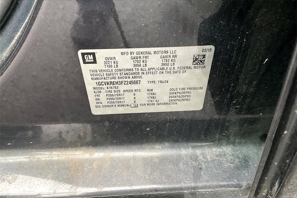 2015 Chevrolet Silverado 1500 LT LT1