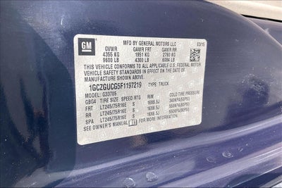2015 Chevrolet Express 3500 Work Van Cargo