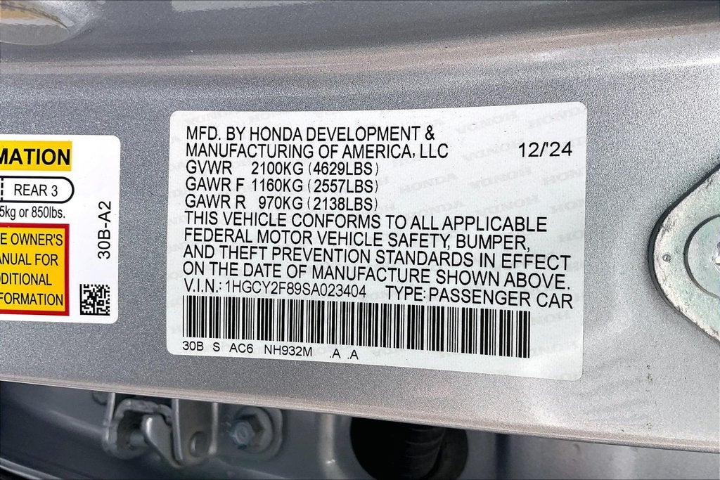 2025 Honda Accord Hybrid Touring