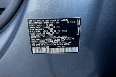 2018 Volkswagen Atlas 2.0T SE w/Technology