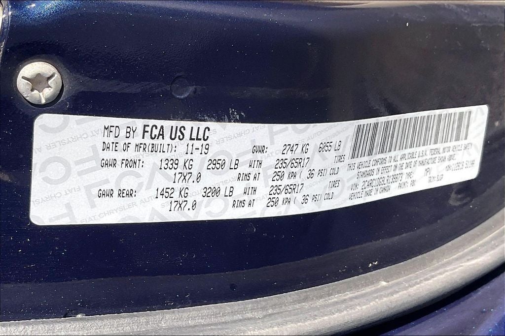 2020 Chrysler Voyager LXI