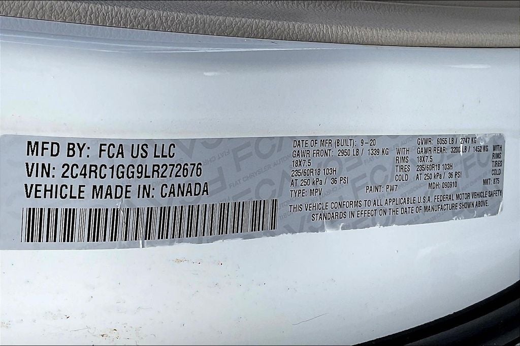 2020 Chrysler Pacifica Limited