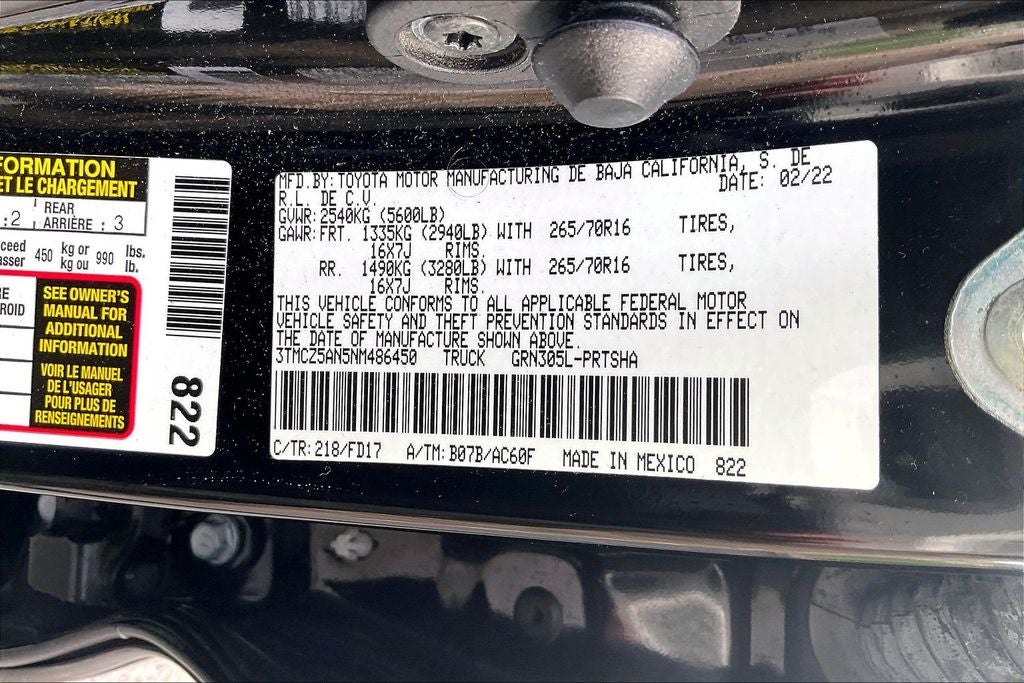 2022 Toyota Tacoma TRD Off-Road V6