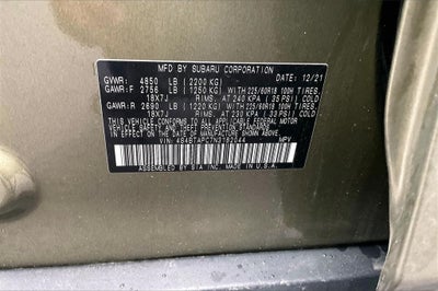 2022 Subaru Outback Touring