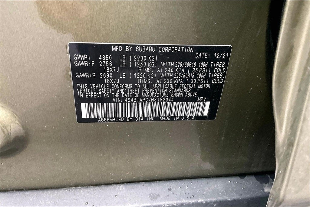 2022 Subaru Outback Touring