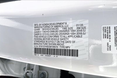 2025 Honda Pilot Elite