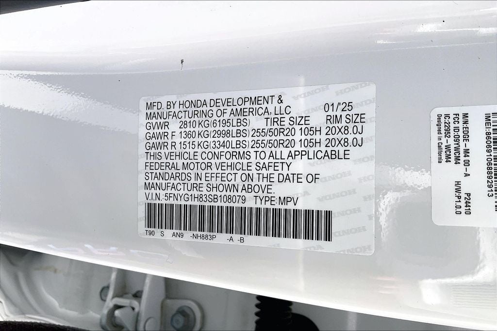 2025 Honda Pilot Elite