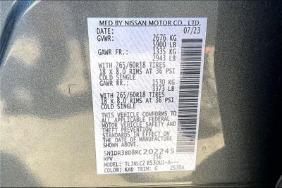 2024 Nissan Pathfinder SV
