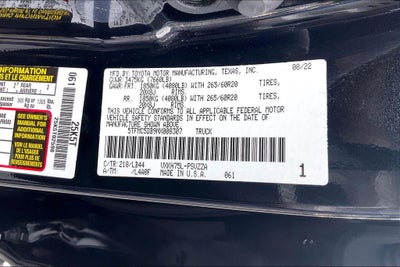 2022 Toyota Tundra Hybrid 1794 Edition