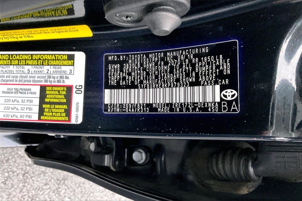 2019 Toyota Corolla L