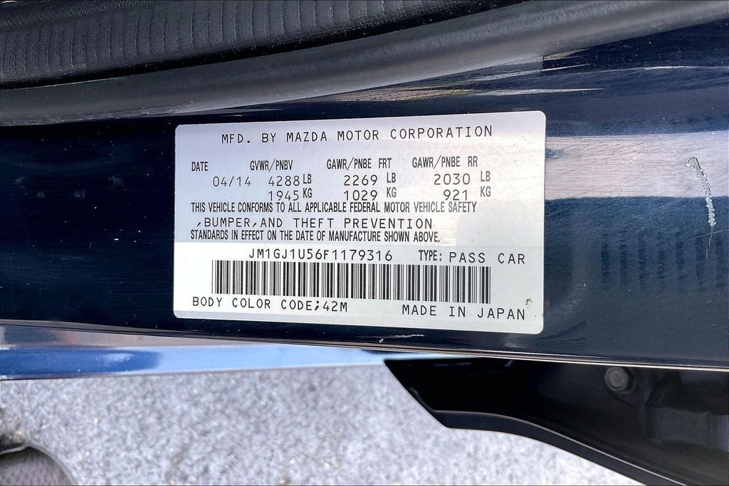 2015 Mazda Mazda6 i Sport