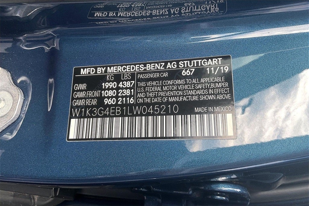 2020 Mercedes-Benz A-Class A 220