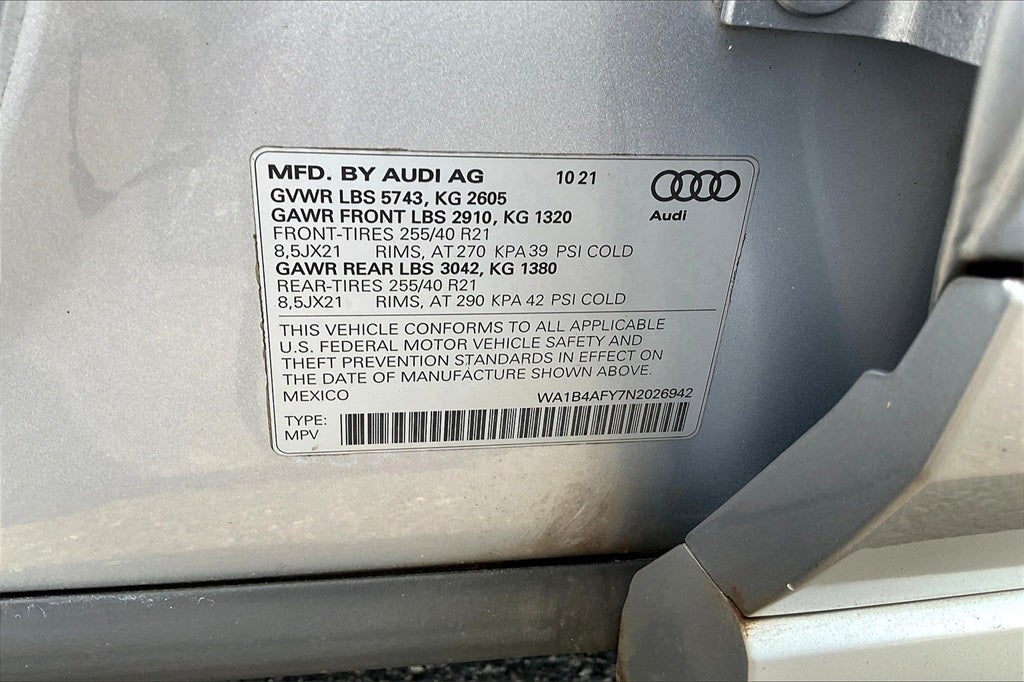 2022 Audi SQ5 Premium Plus quattro