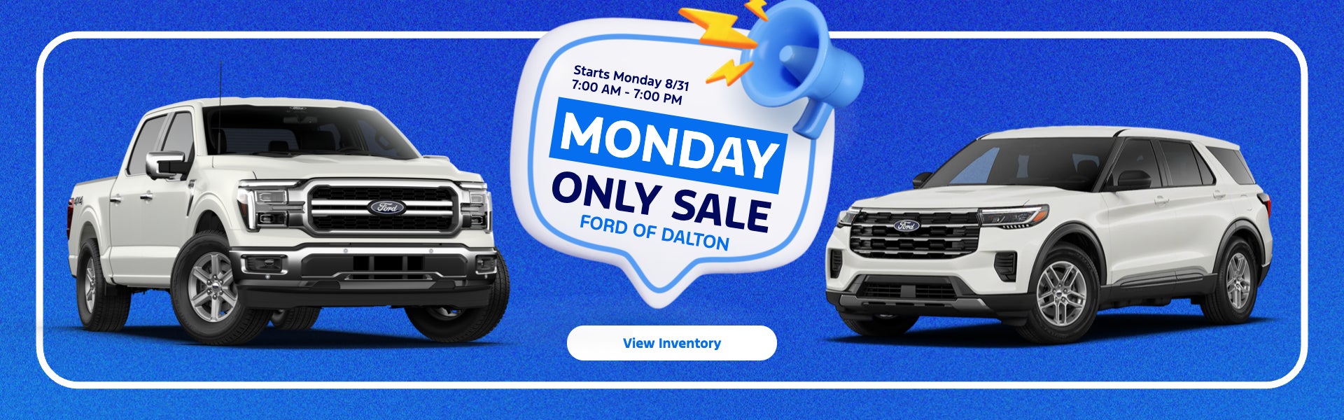 Monday Only Sale